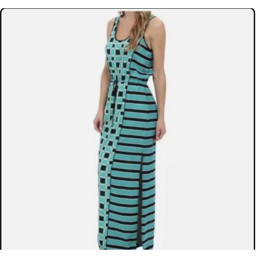 MICHAEL KORS‎ Women's Soho Square Maxi Dress, Island Blue, medium